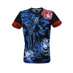 Santa Muerte - Blue - T-shirt