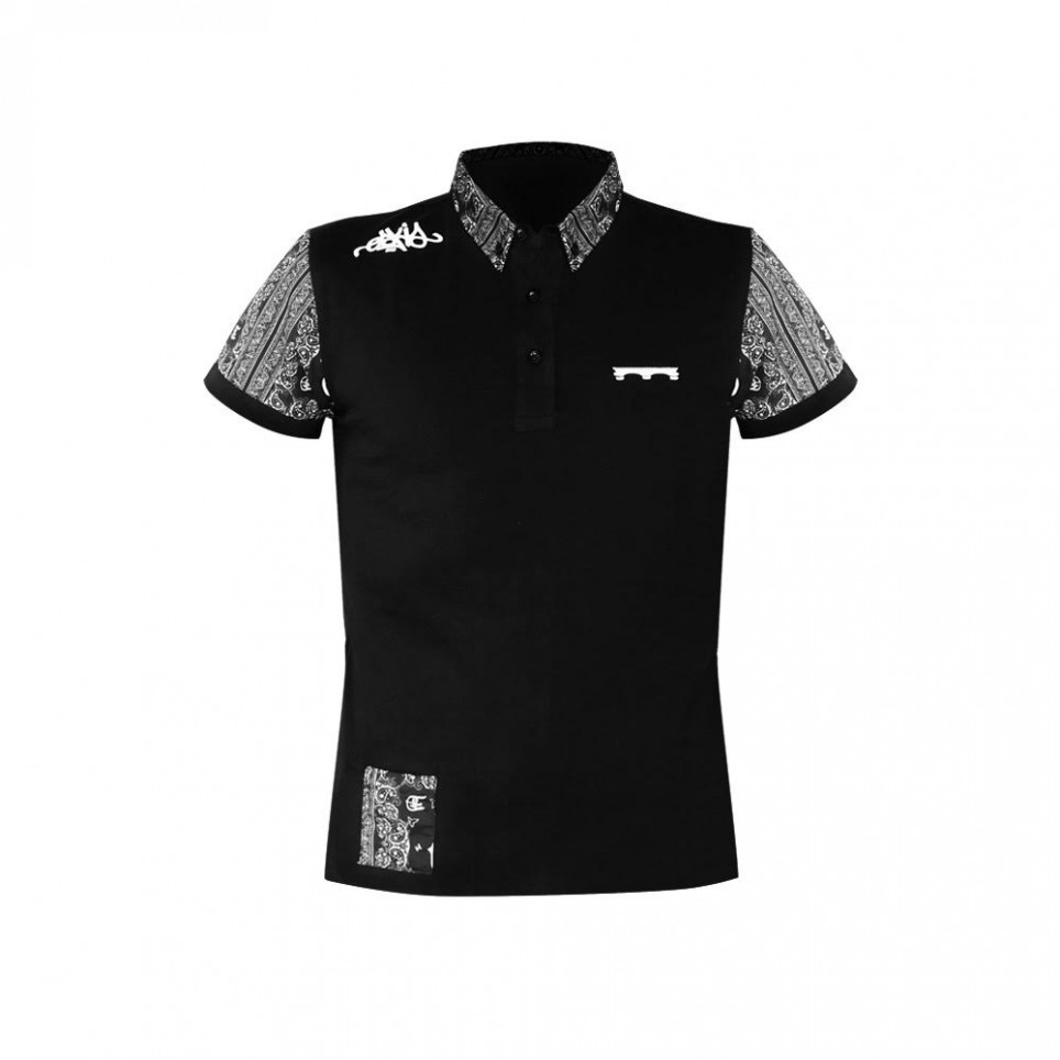 Bandana Blk - Polo T-shirt