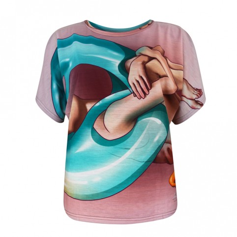 Dreaming Girl - Pnk - T-Shirt Femme