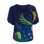 Tropicolleureux - Blu - T-Shirt Femme