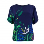 Tropicolleureux - Blu - T-Shirt Femme