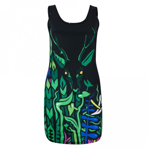 Tropicolleureux - Blk - Robe