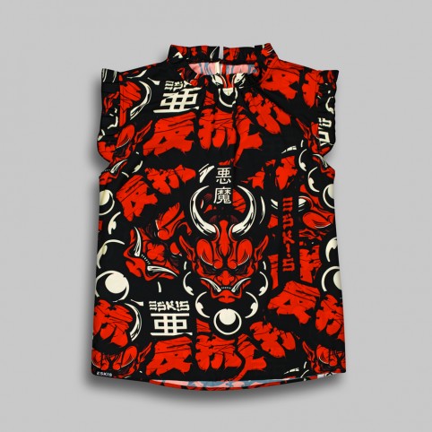 Oni - Red - T-Shirt Femme